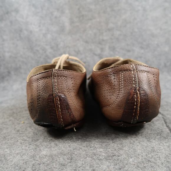 Ryan Rowe Shoes Mens 12 Casual Sneakers Leather Lace Up Brown Round Toe Flat - Picture 5 of 13